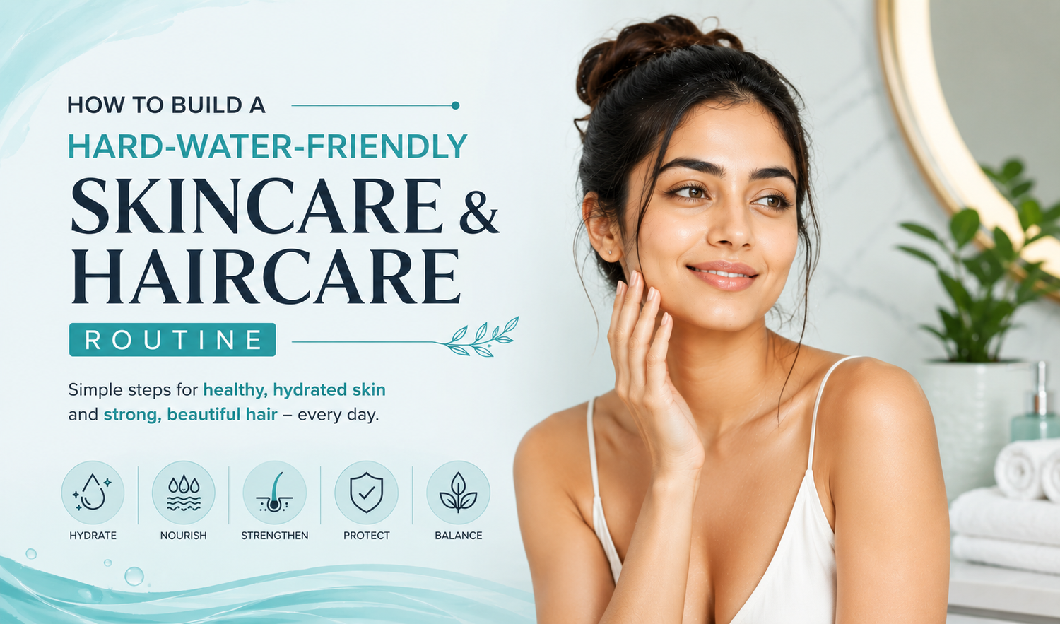 How to Build a Hard-Water-Friendly Skincare & Haircare Routine