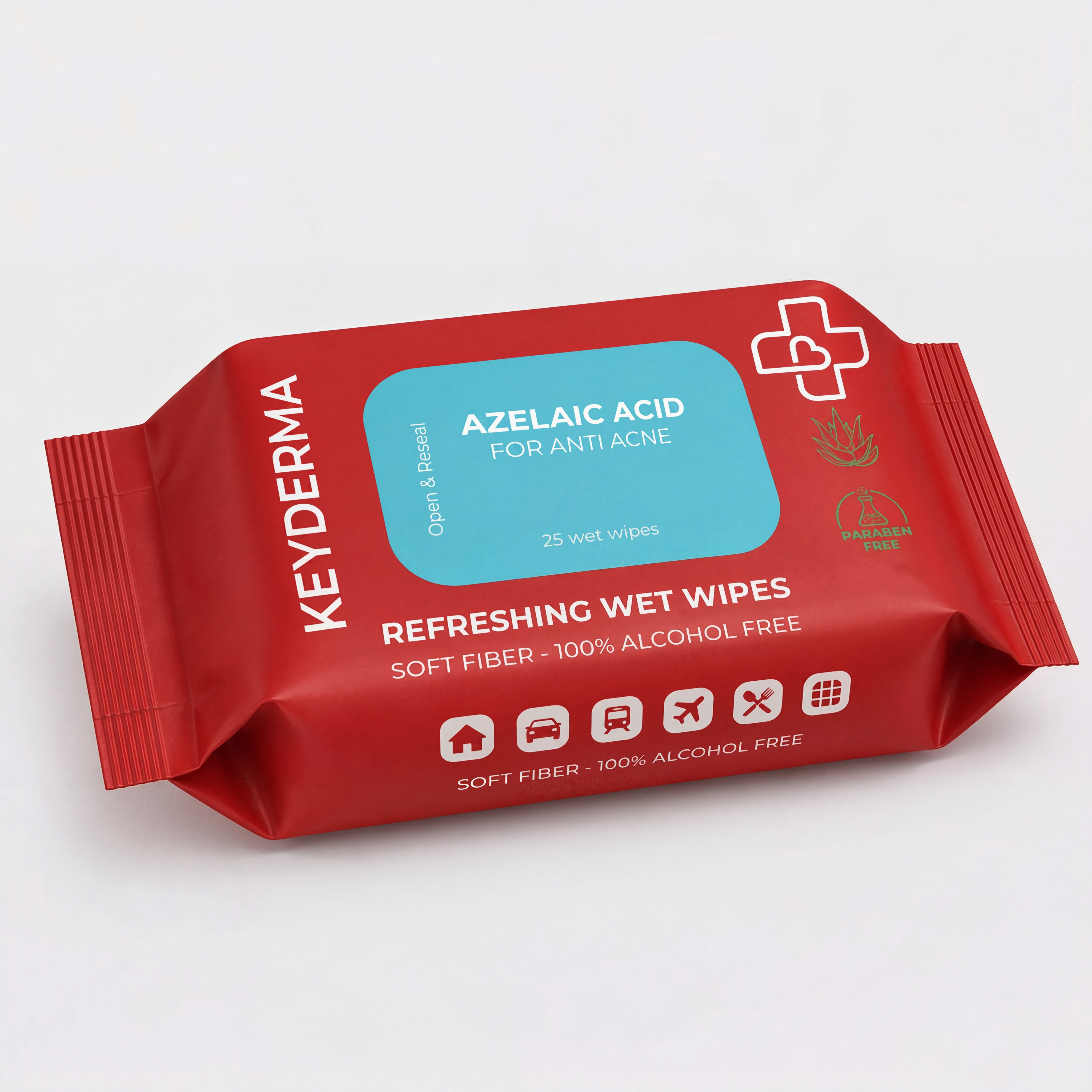 Azelaic Acid Anti-Acne Wipes (25 Pieces)