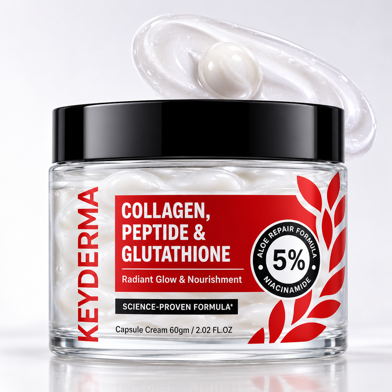KEYDERMA Collagen, Peptide & Glutathione Capsule Cream 60gm