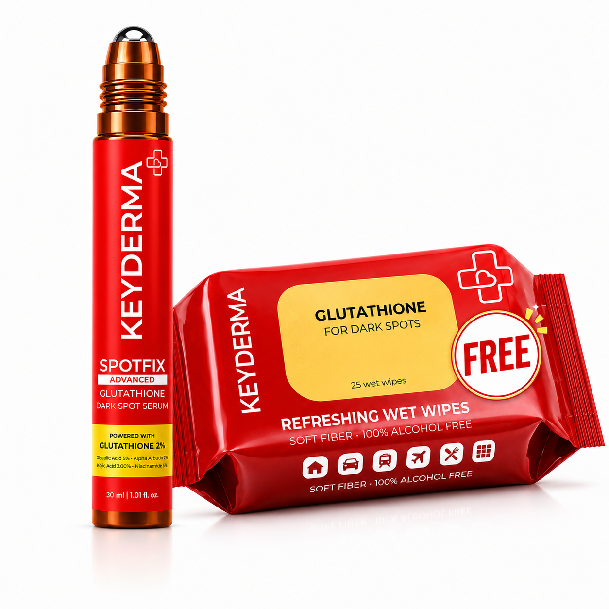 Glutathione Brightening Range (Face Wash + Face Serum)