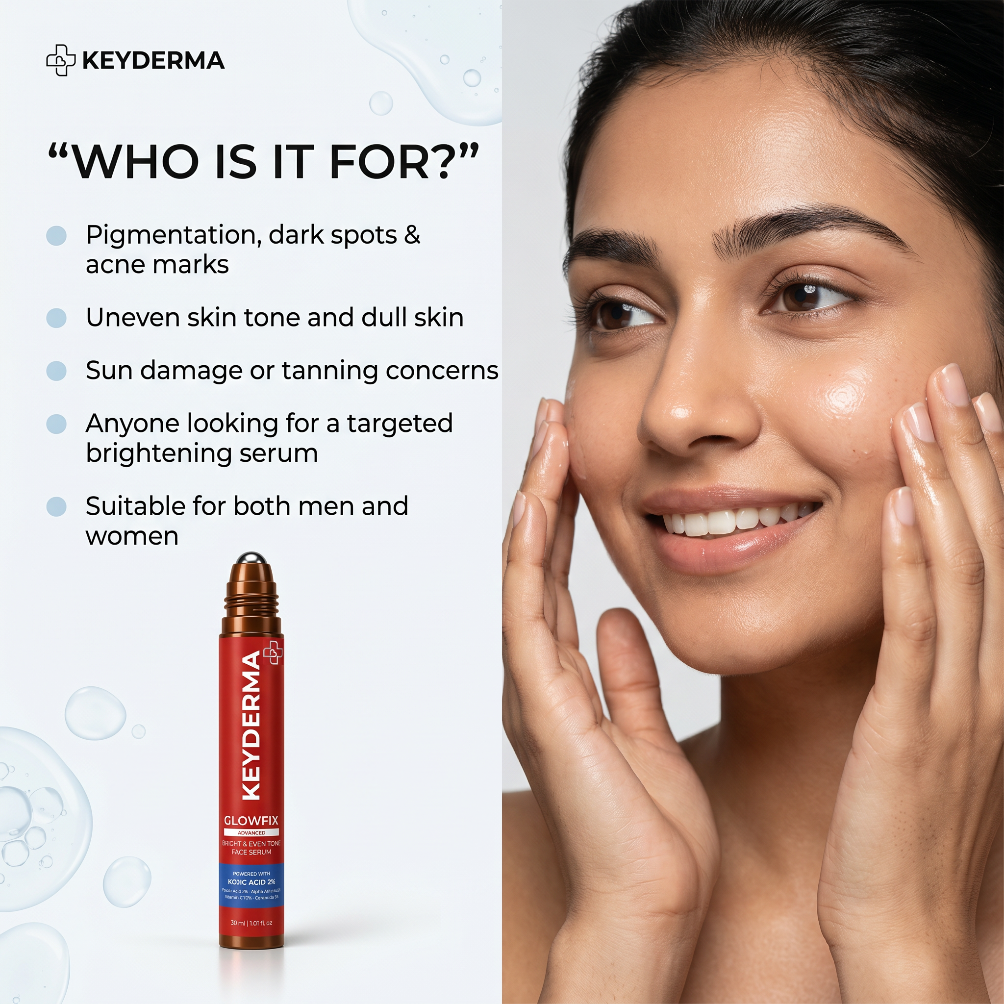 GlowFix Advanced Brightening & Even Tone Face Serum (30ml)