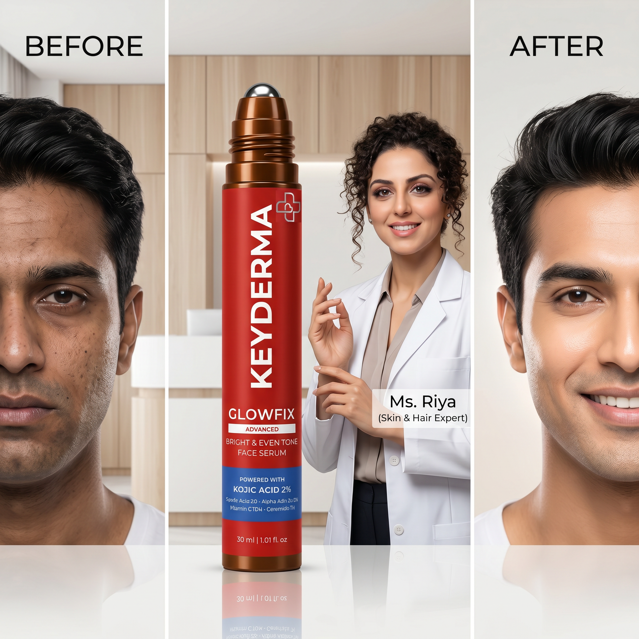 GlowFix Advanced Brightening & Even Tone Face Serum (30ml)