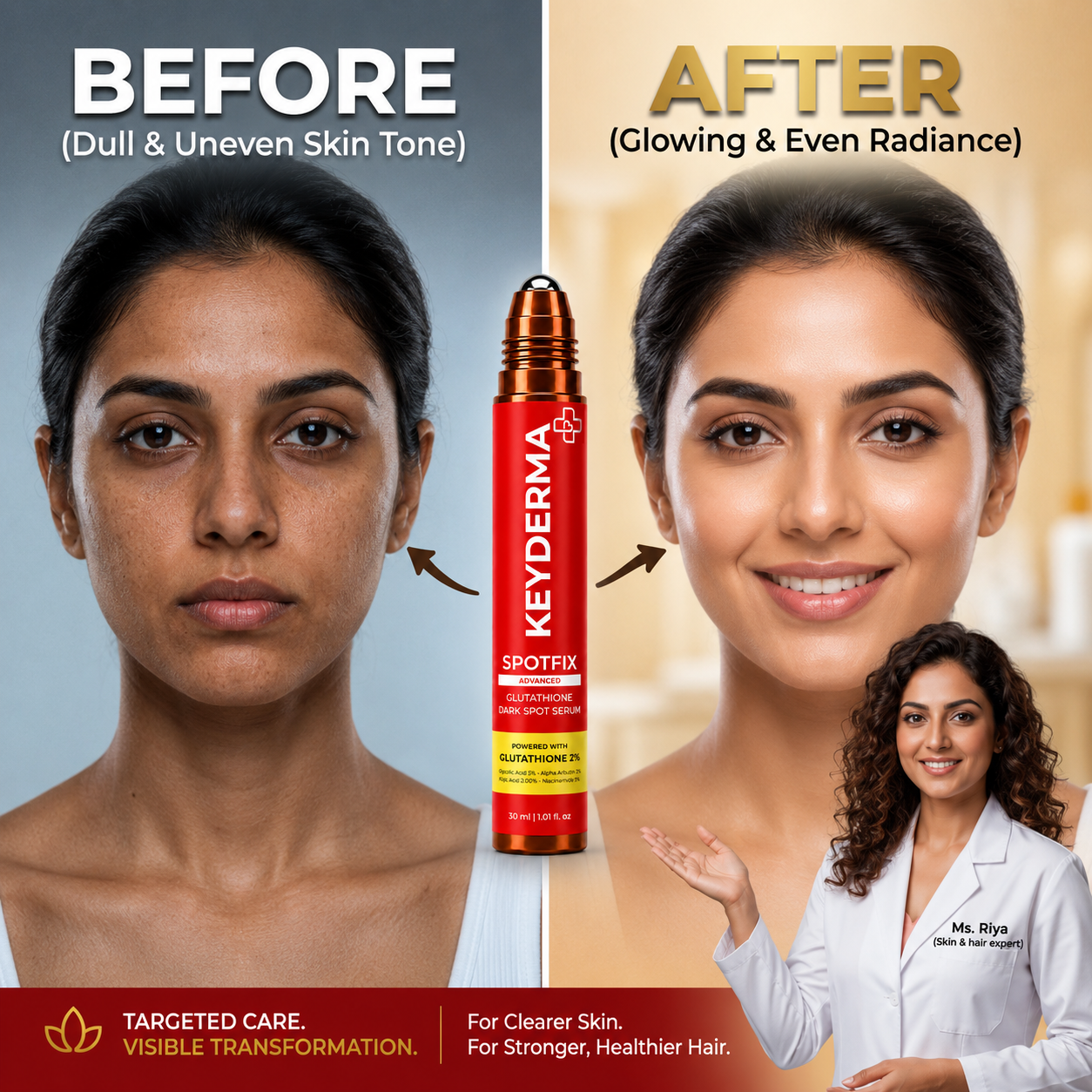 SpotFix Advanced Glutathione Dark Spot Face Serum (30ml)