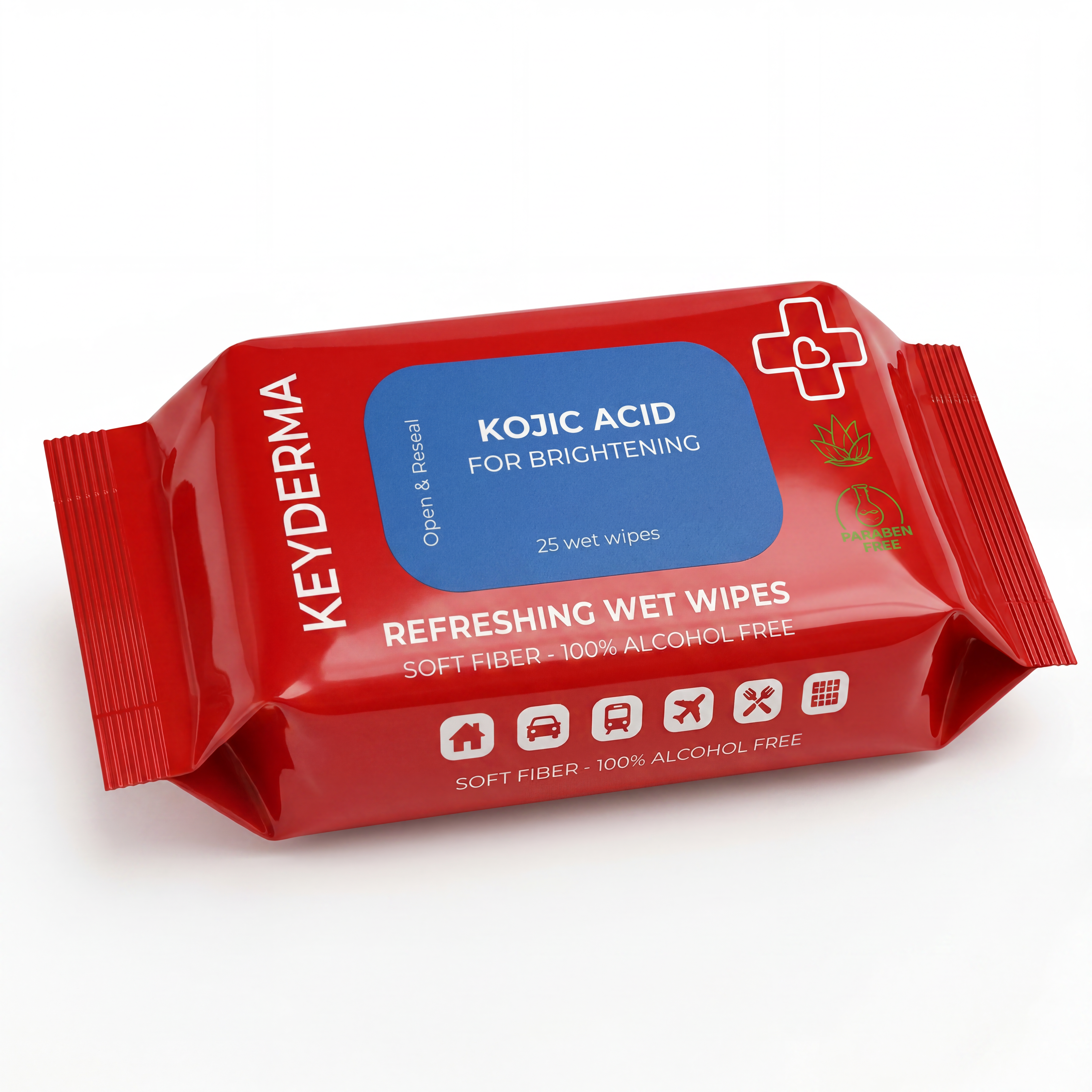 Kojic Acid Brightening Wipes (25 Pieces)