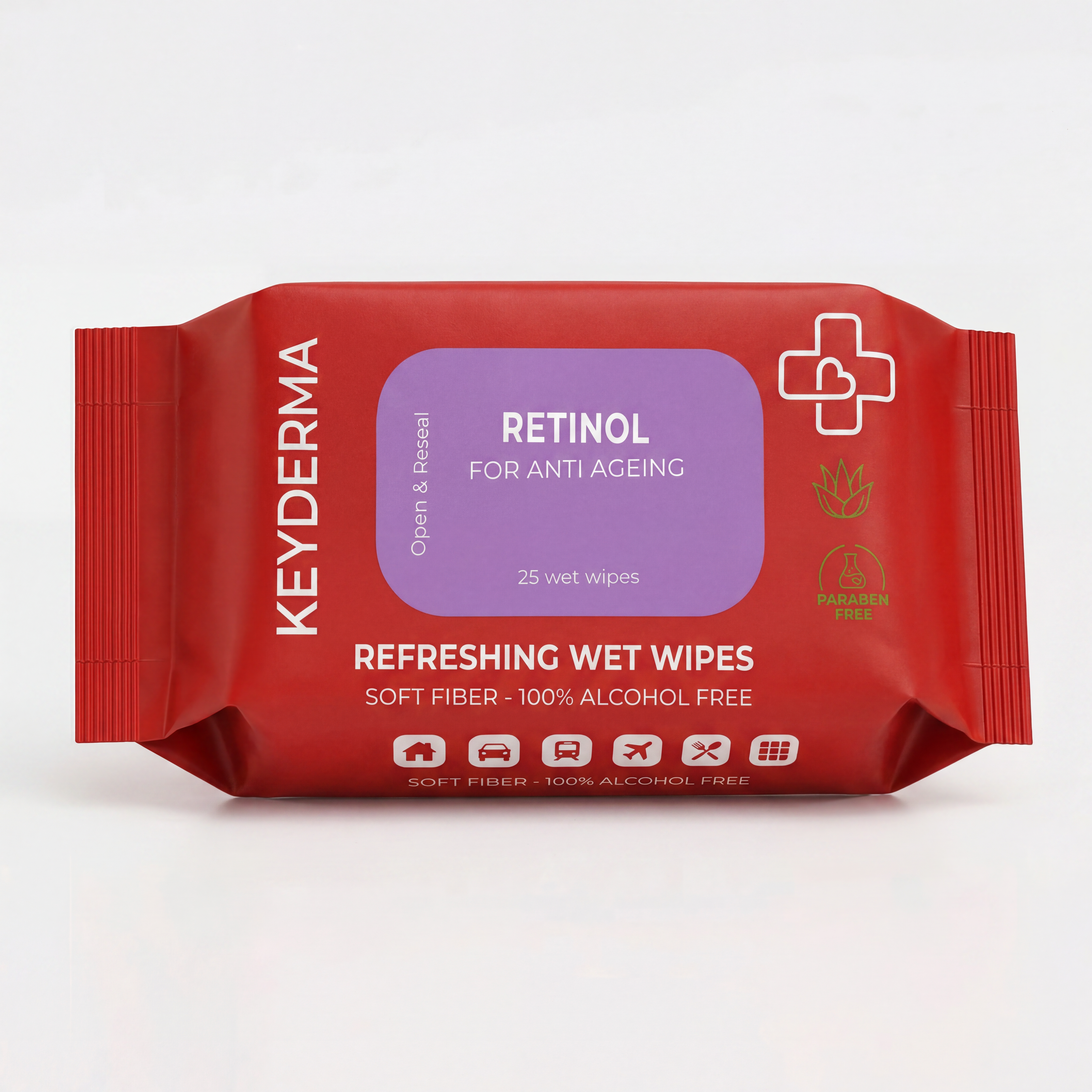 Retinol Anti-Ageing Wipes (25 Pieces)