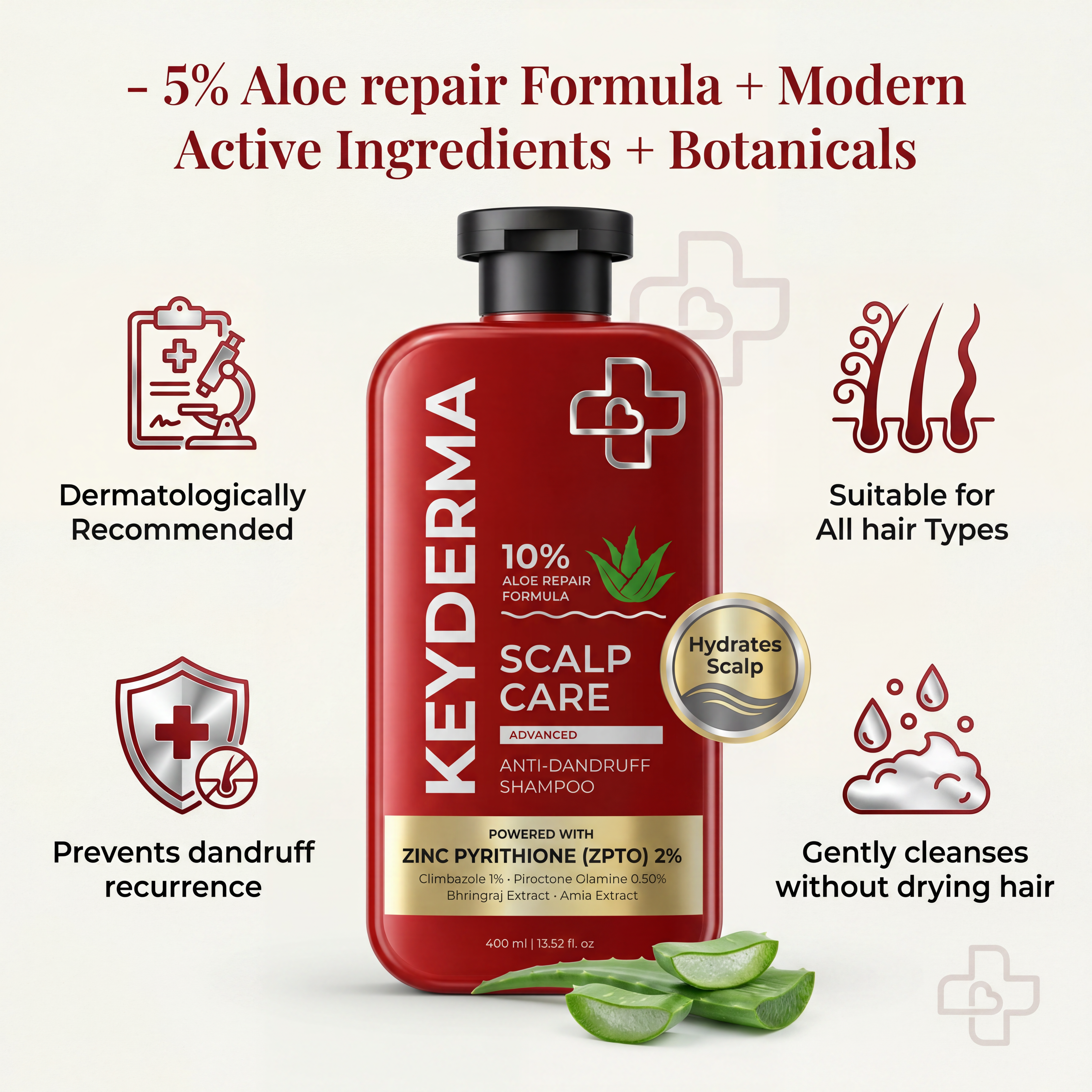 ScalpCare Advanced Anti-Dandruff Shampoo (400ml)