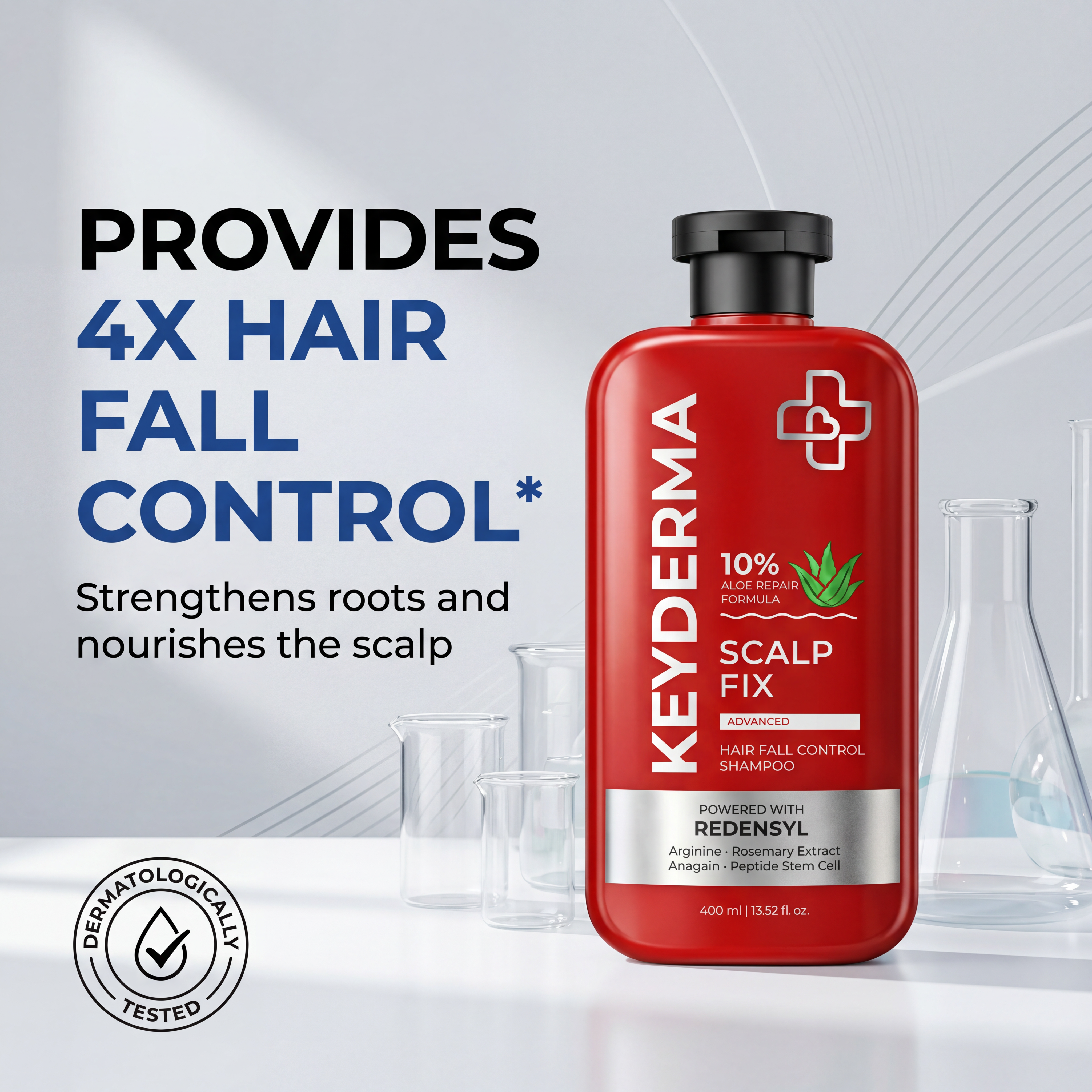 ScalpFix Advanced Anti Hair Fall Control Shampoo (400ml)