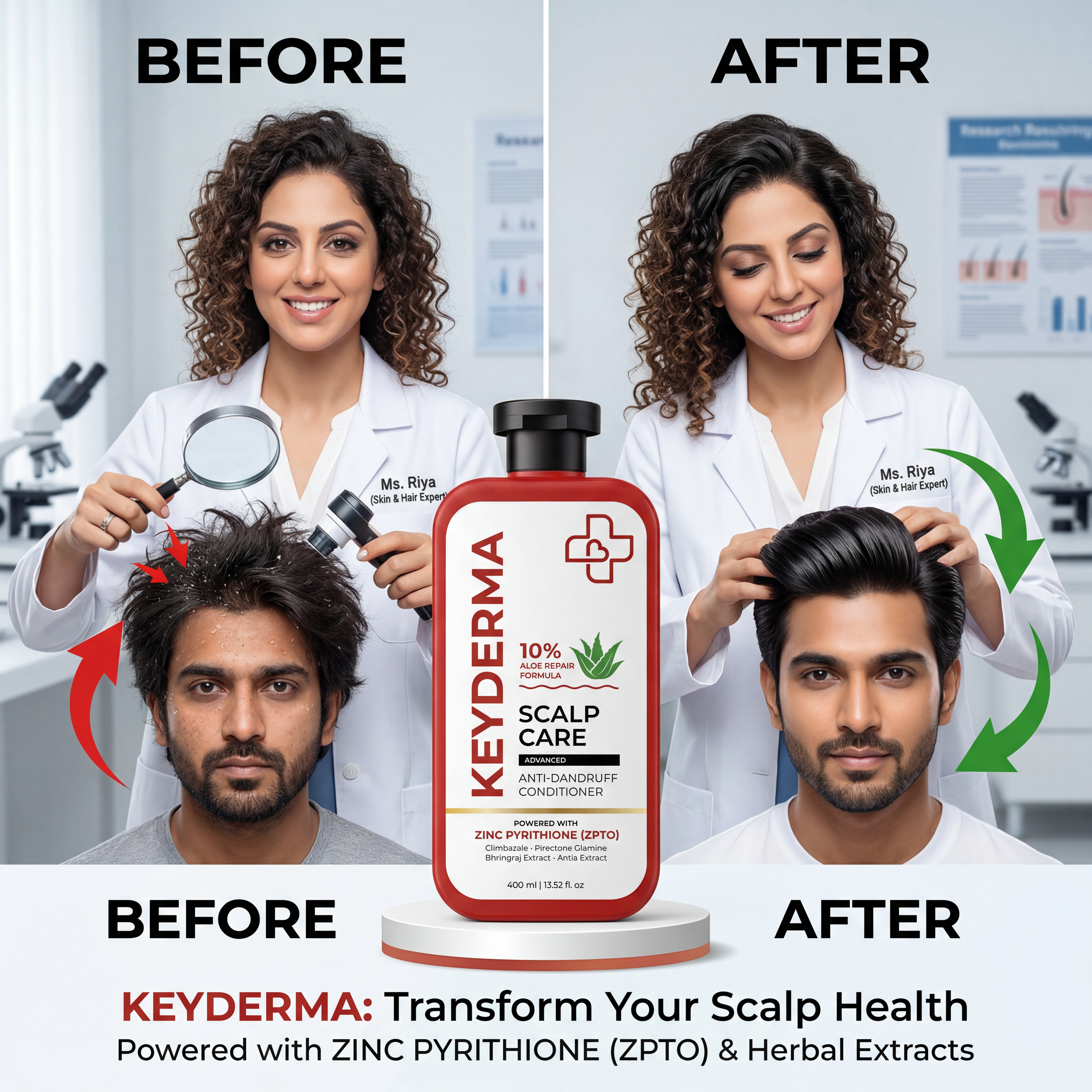 ScalpCare Advanced Anti-Dandruff Conditioner (400ml)
