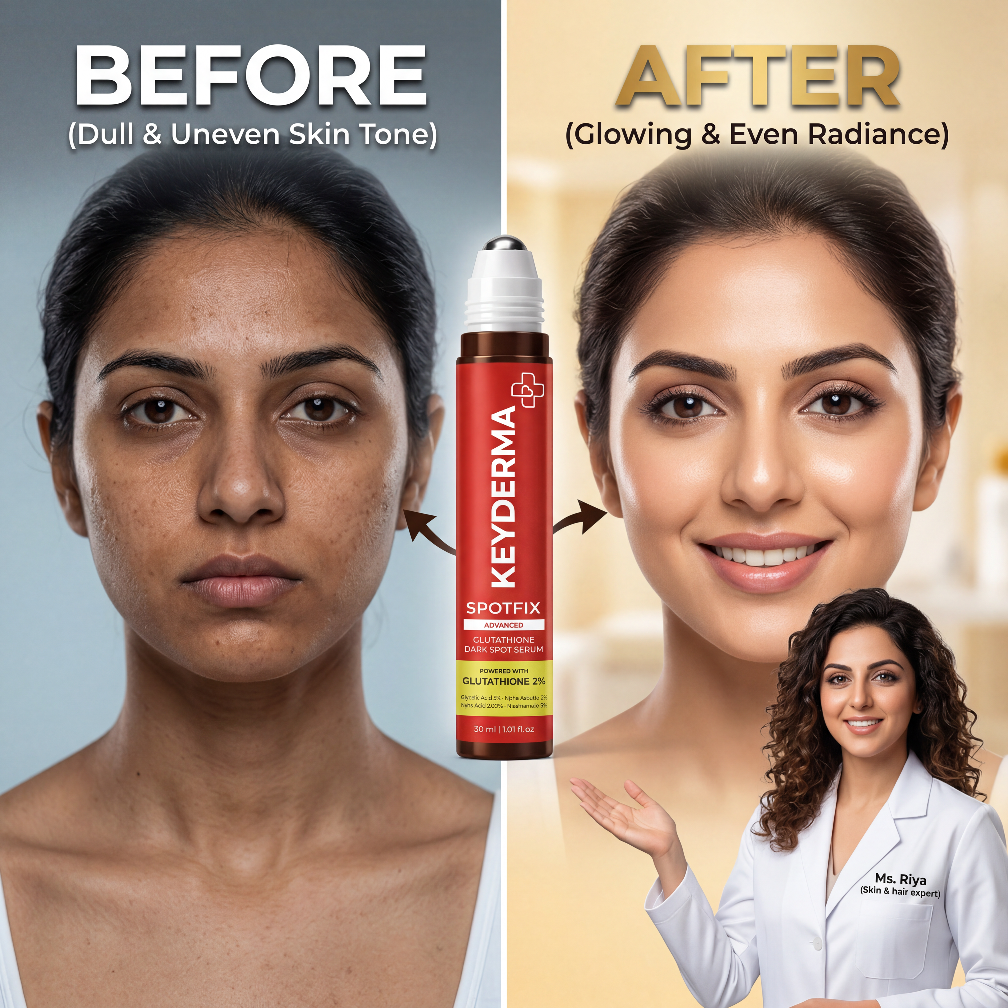 SpotFix Advanced Glutathione Dark Spot Face Serum (30ml)