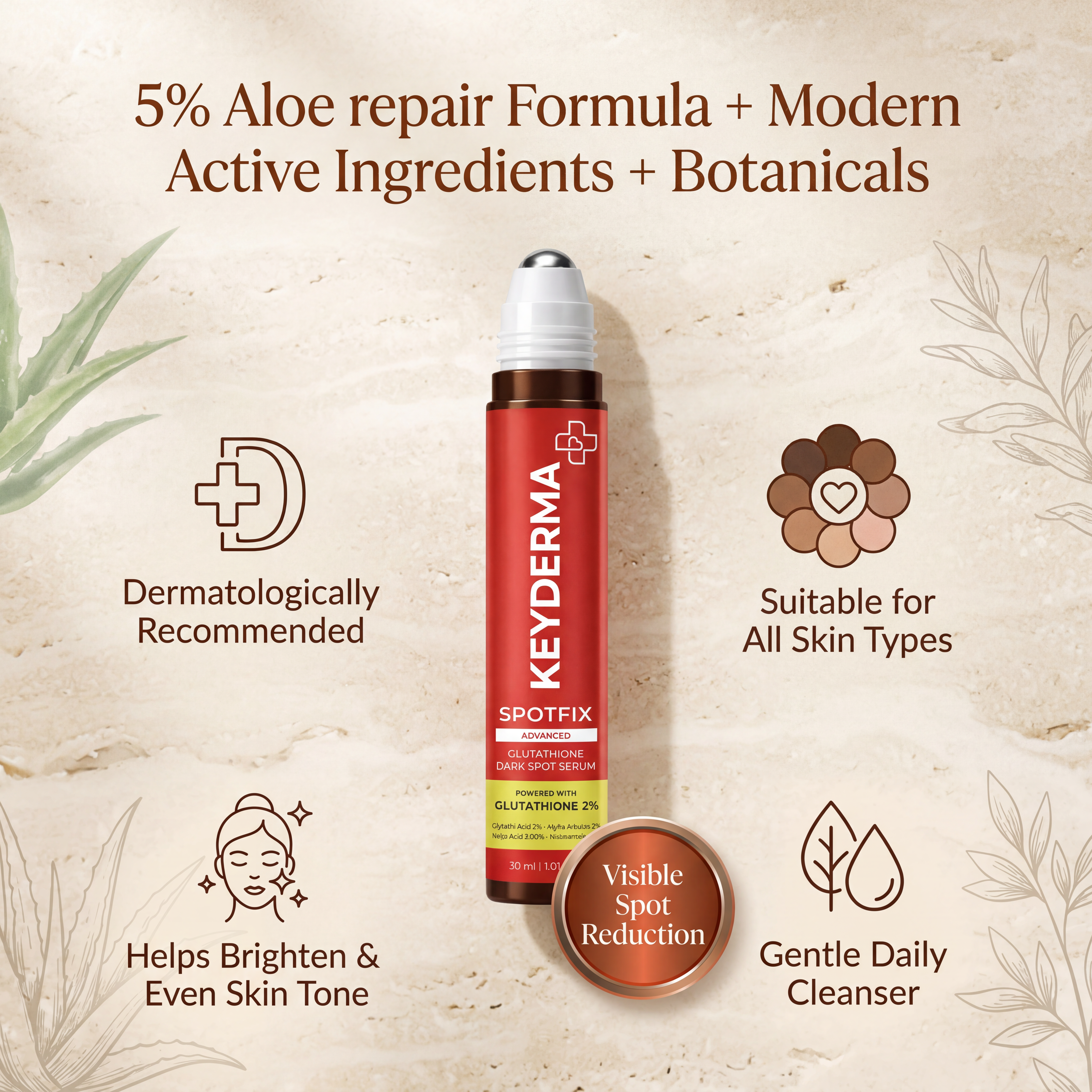 SpotFix Advanced Glutathione Dark Spot Face Serum (30ml)