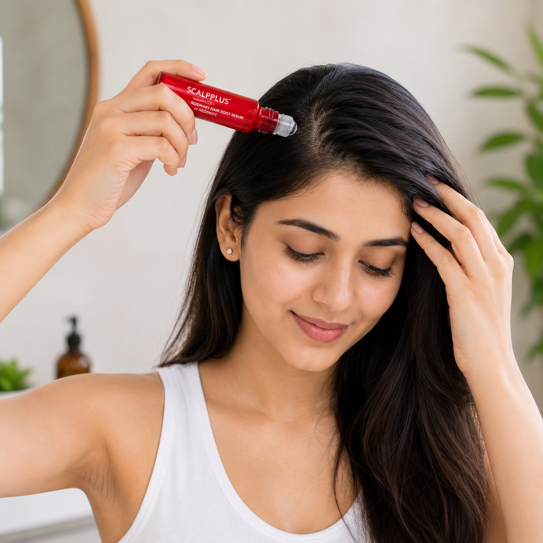 Roll Directly On Scalp