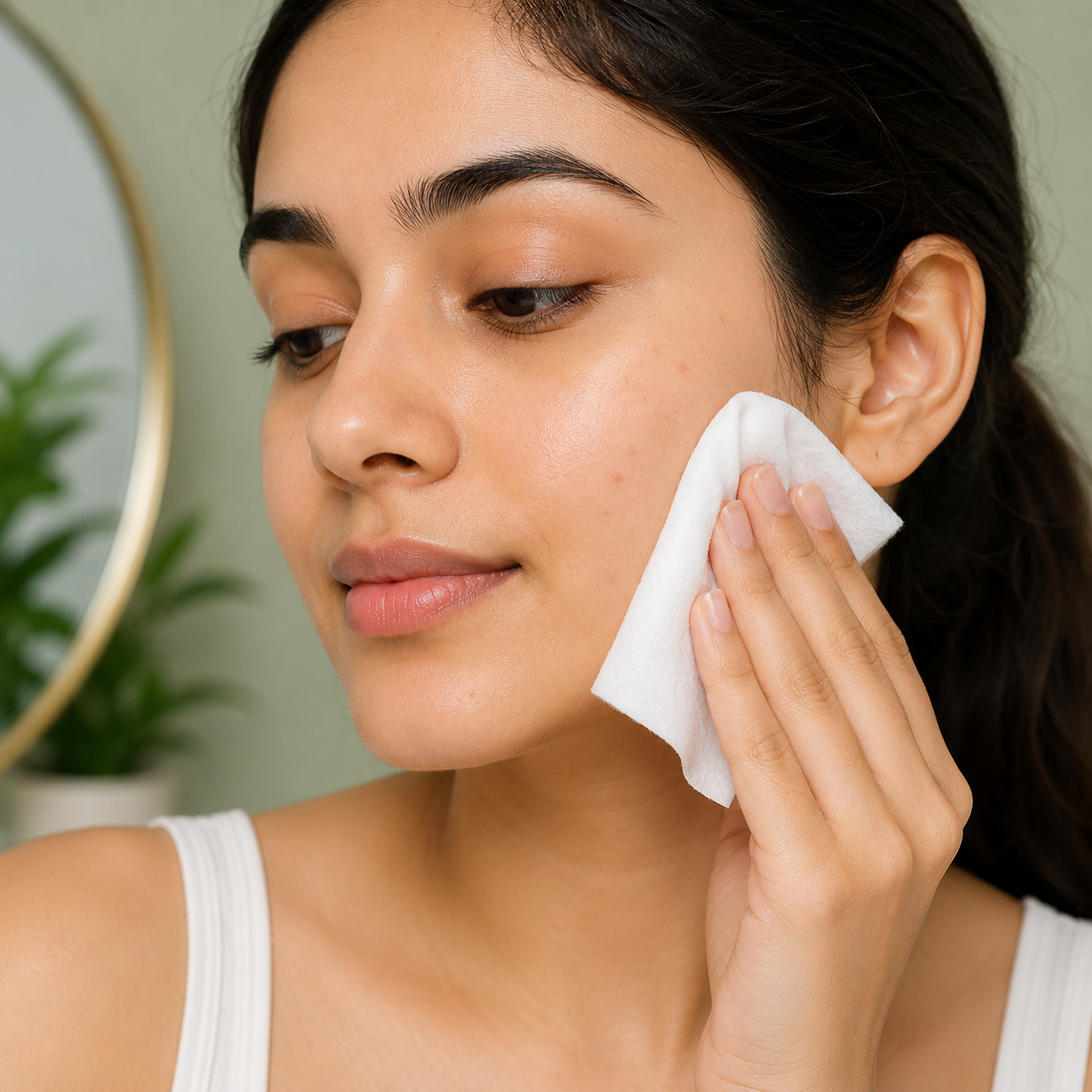 Wipe Gently on Skin