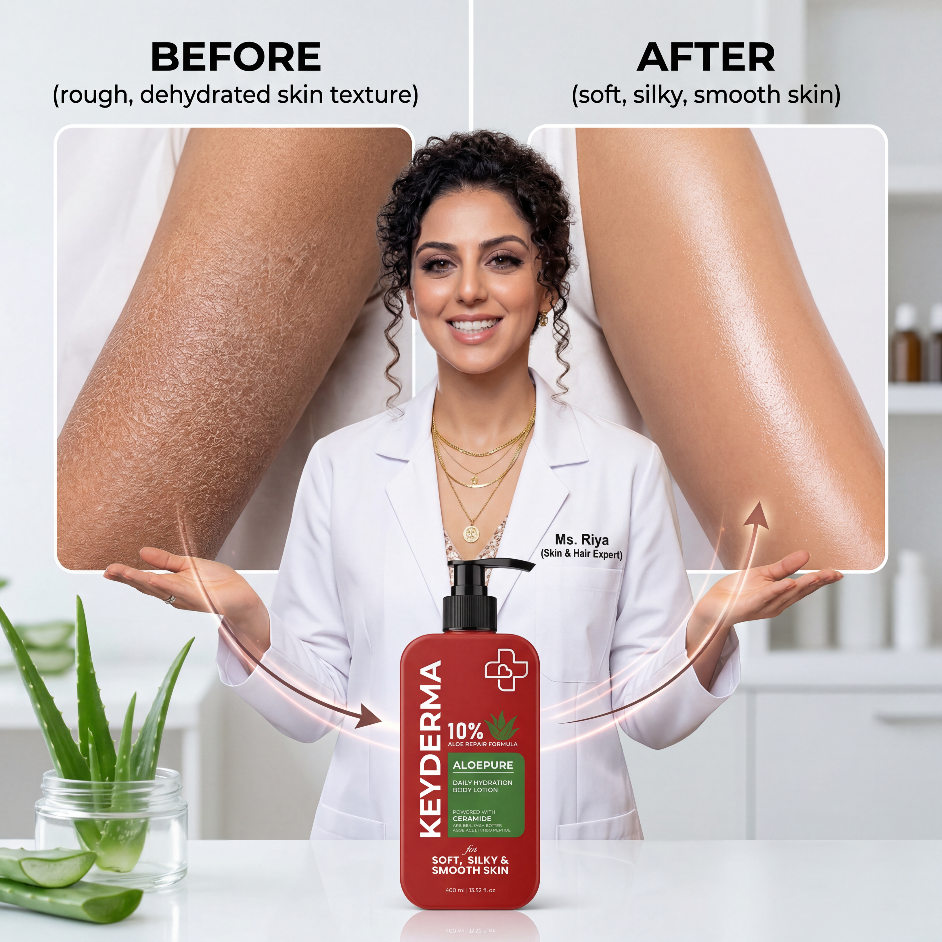 Aloepure Daily Hydration Body Lotion (400ml)