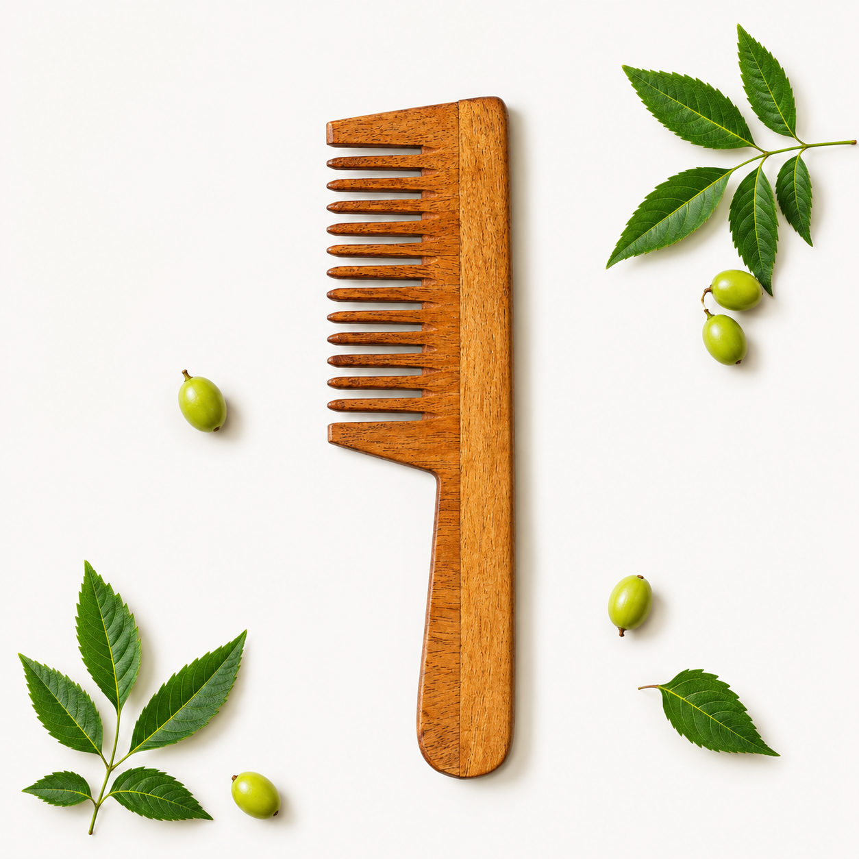 Kacchi Neem Wooden Comb