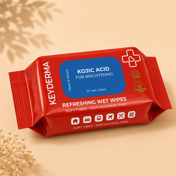 Kojic Acid Brightening Wipes (25 Pieces)